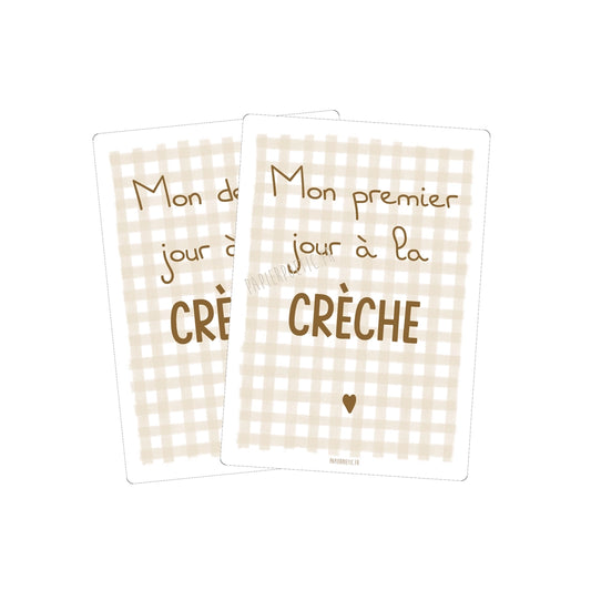 Cartes Rentrée - Crèche