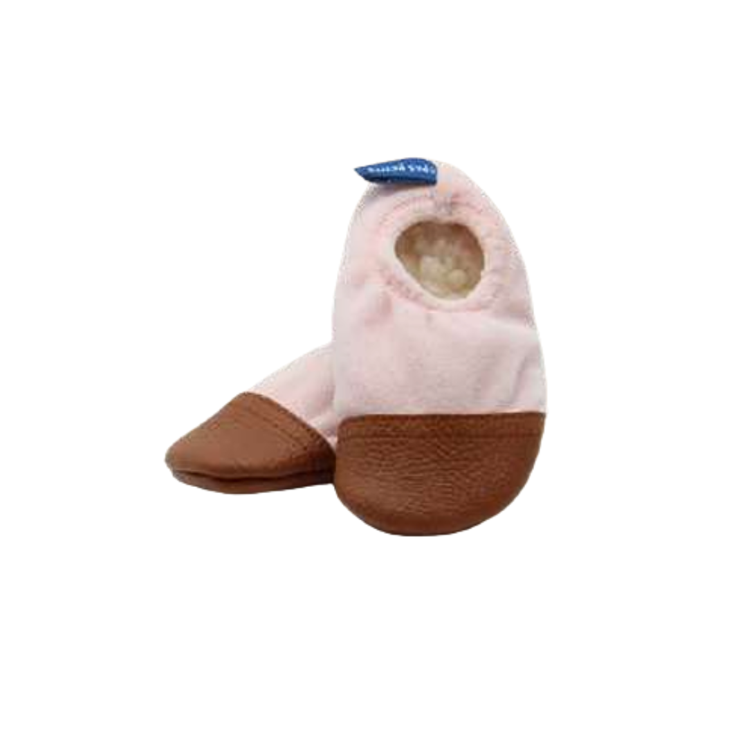 Chaussons pyjama - Rose pâle