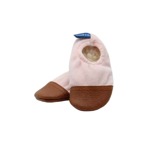 Chaussons pyjama - Rose pâle