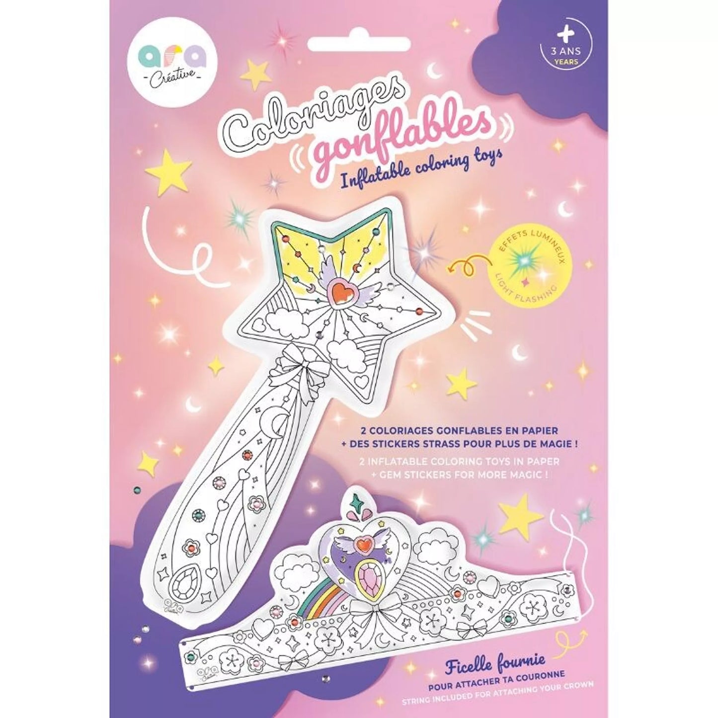 2 Coloriages Gonflables - Princesse