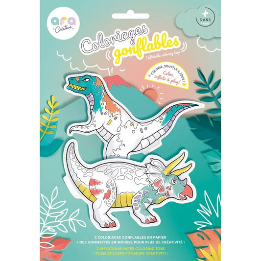 2 Coloriages Gonflables - Dinos