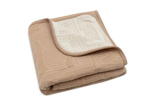 Couverture berceau - Jungle Biscuit/Sable