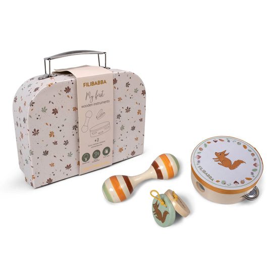 Valisette - 3 instruments en bois