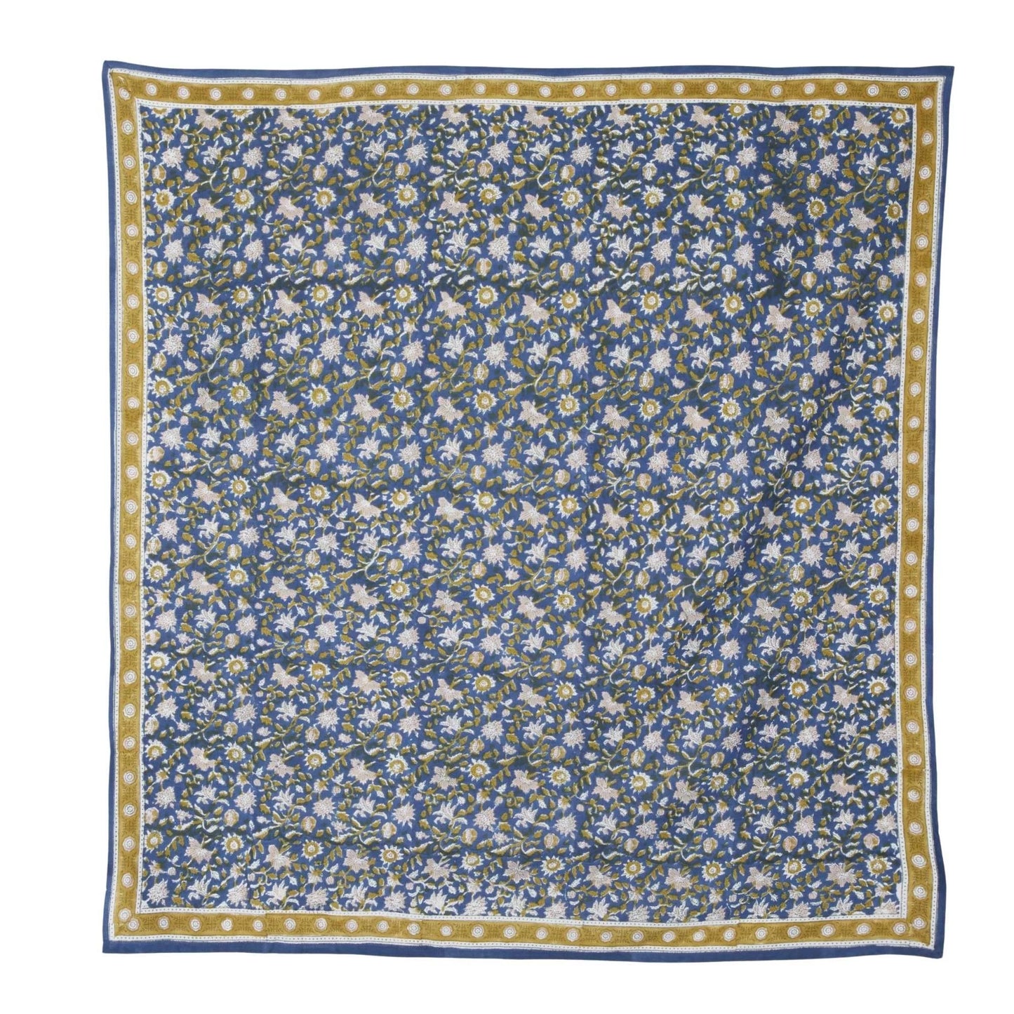 Foulard Fleurs - Azur