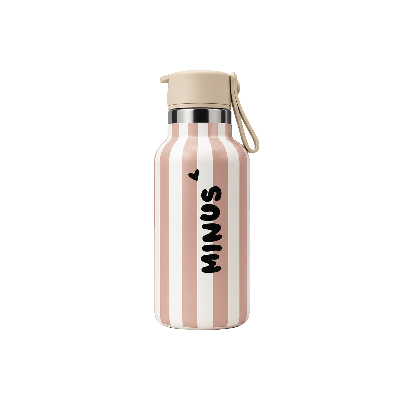 Gourde 350ml - Stripe Rose