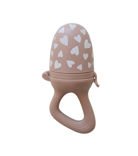 Tétine grignoteuse - Love taupe