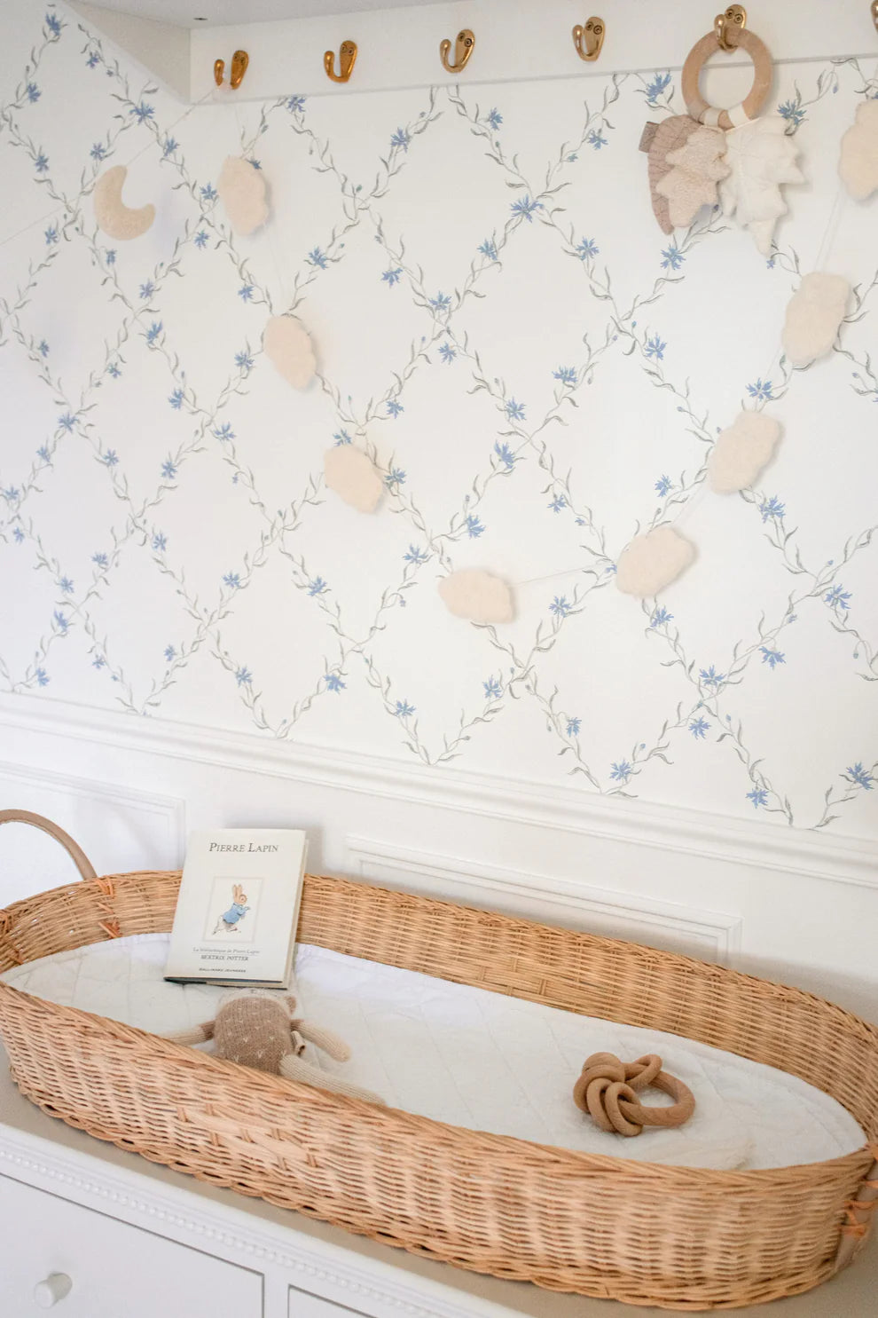 Guirlande Nuages en laine feutrée