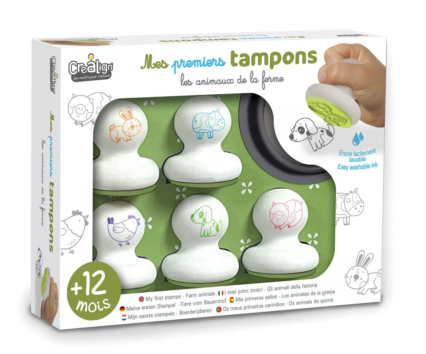 Mes premiers tampons - Animaux de la ferme