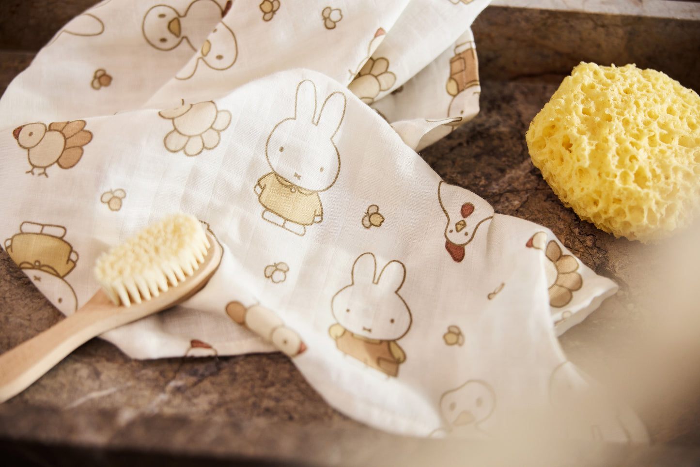 Lot de 3 langes - Miffy Farm