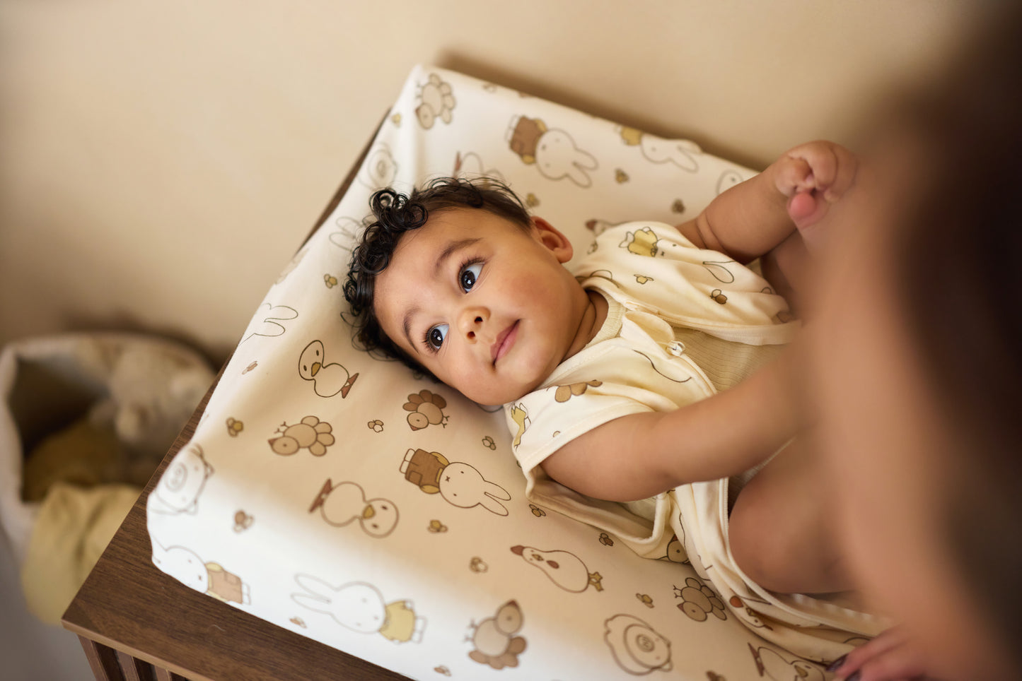 Housse Matelas à Langer - Miffy Farm