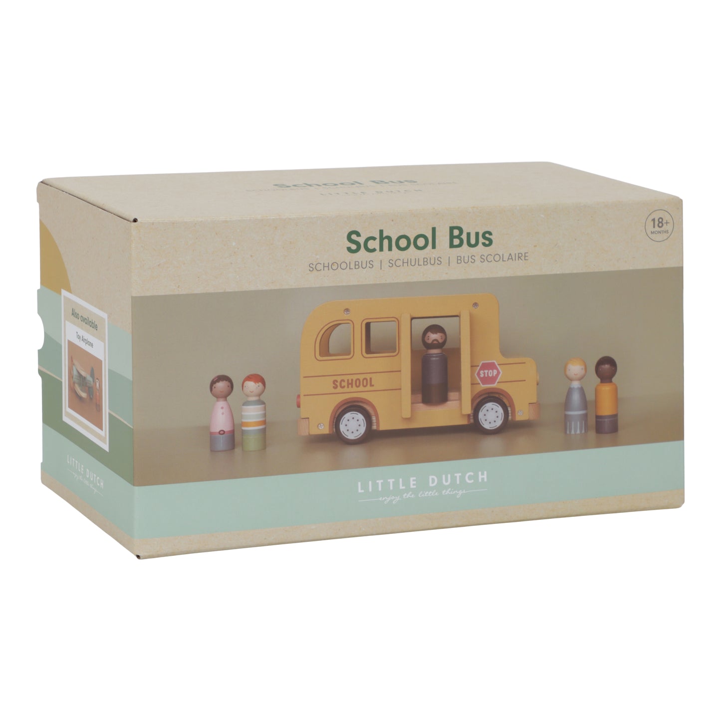 Jouet en bois - Bus scolaire