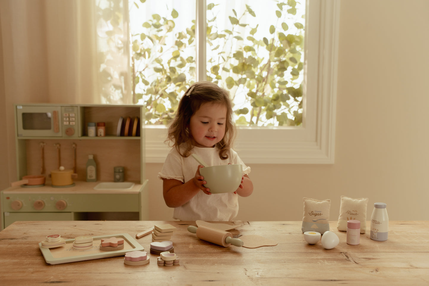 Jouet en bois - Set de pâtisserie