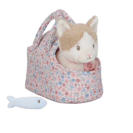 Peluche & sac de transport - Chat Marley