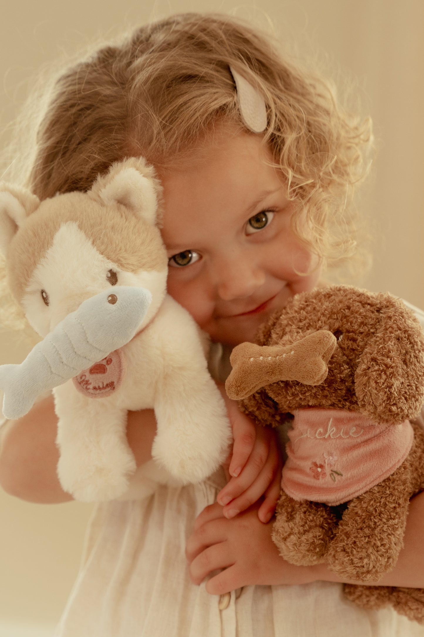 Peluche & sac de transport - Chien Jackie