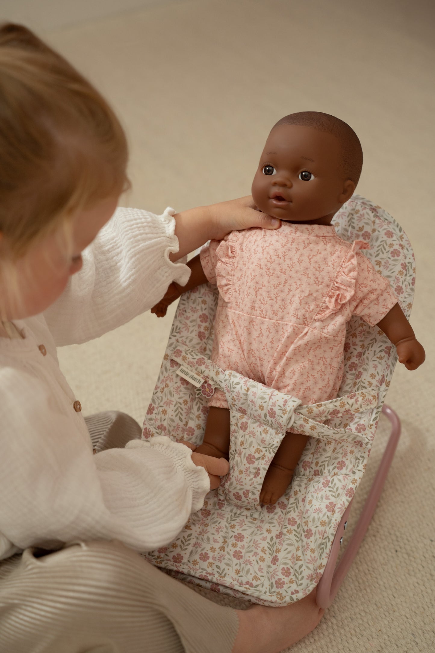 Transat pour poupée - Rose