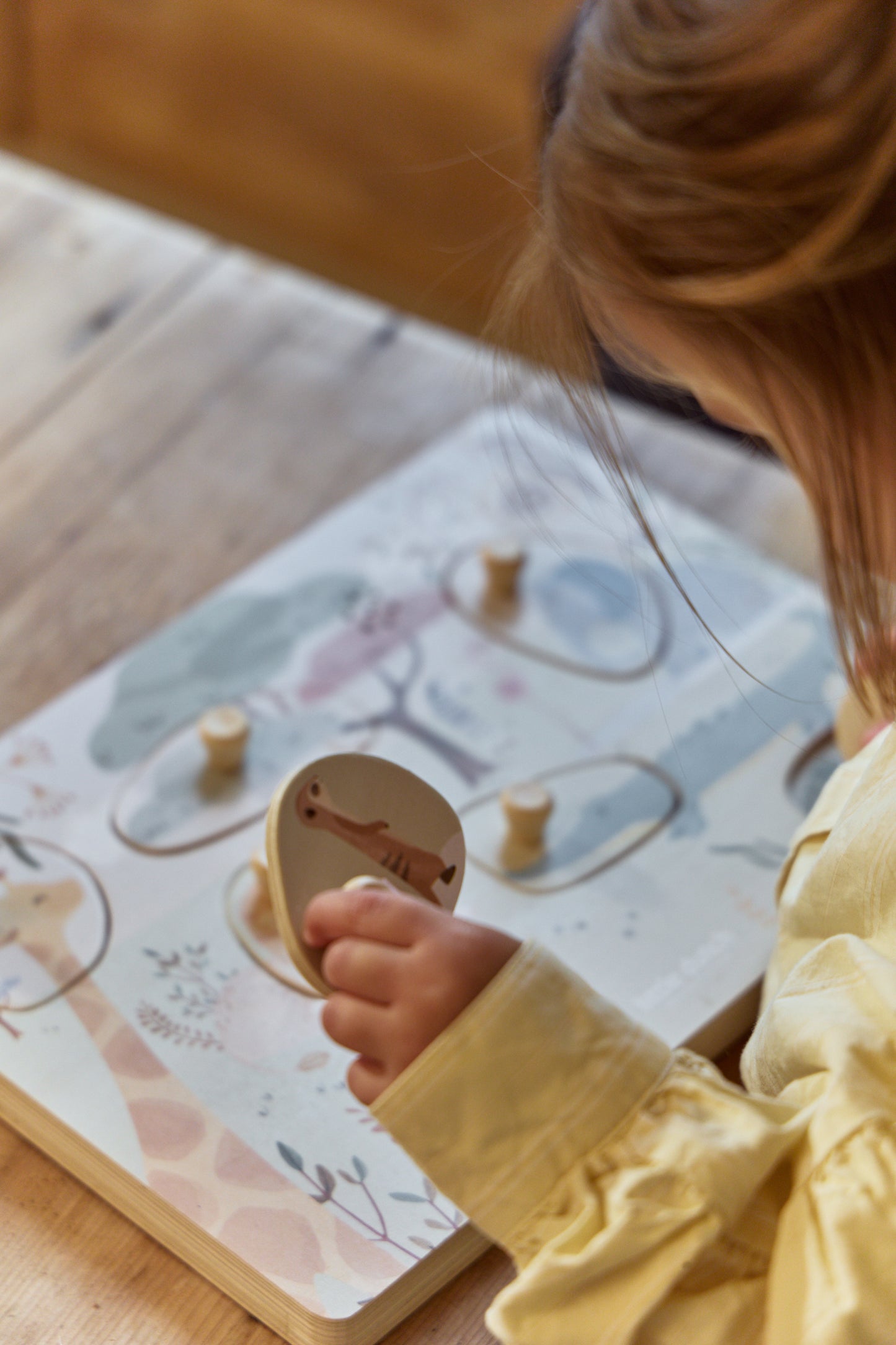 Puzzle sonore en bois - Safari Friends