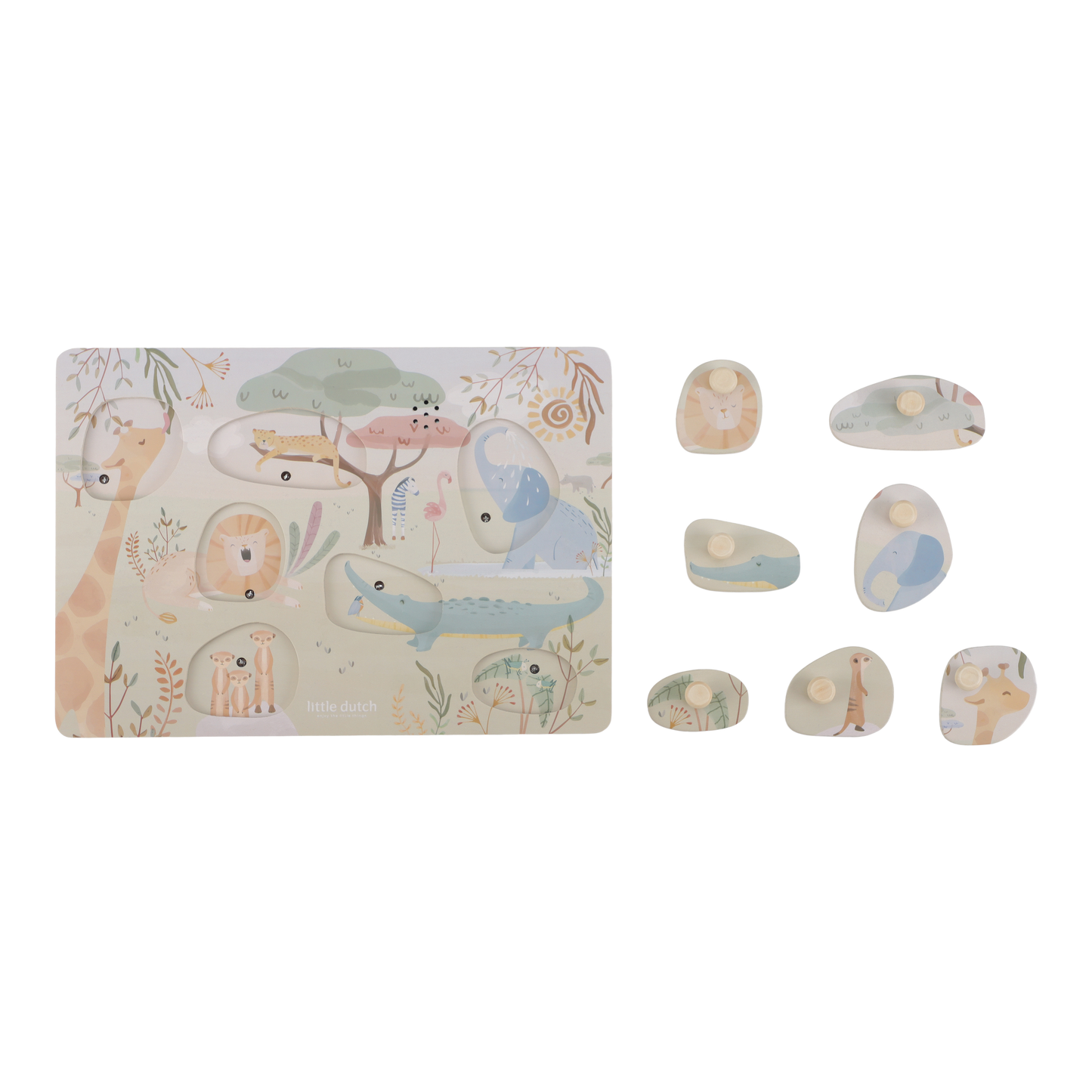Puzzle sonore en bois - Safari Friends