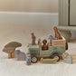 Jouet en bois - Voiture et Animaux Safari Friends