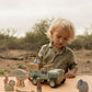 Jouet en bois - Voiture et Animaux Safari Friends