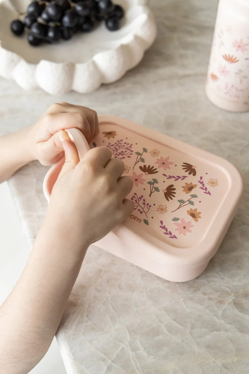 Lunch box silicone - Fleurs