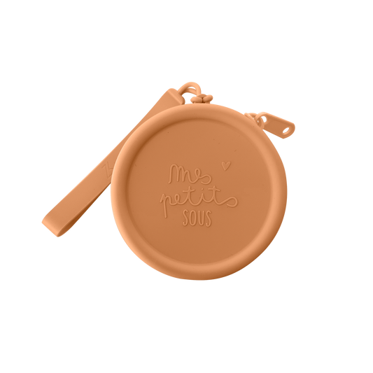 Porte-monnaie silicone - Camel