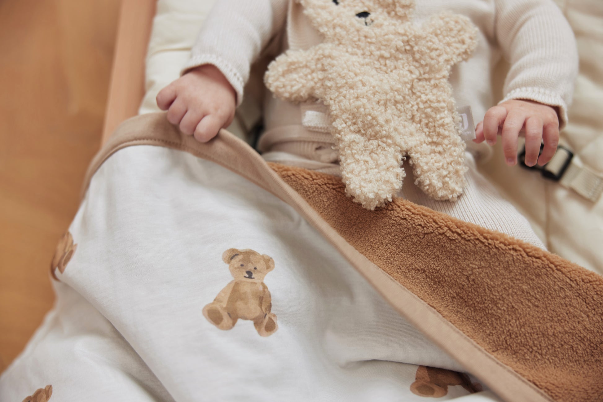 Couverture bébé polaire - Motif Teddy Bear Jollein -Liste de