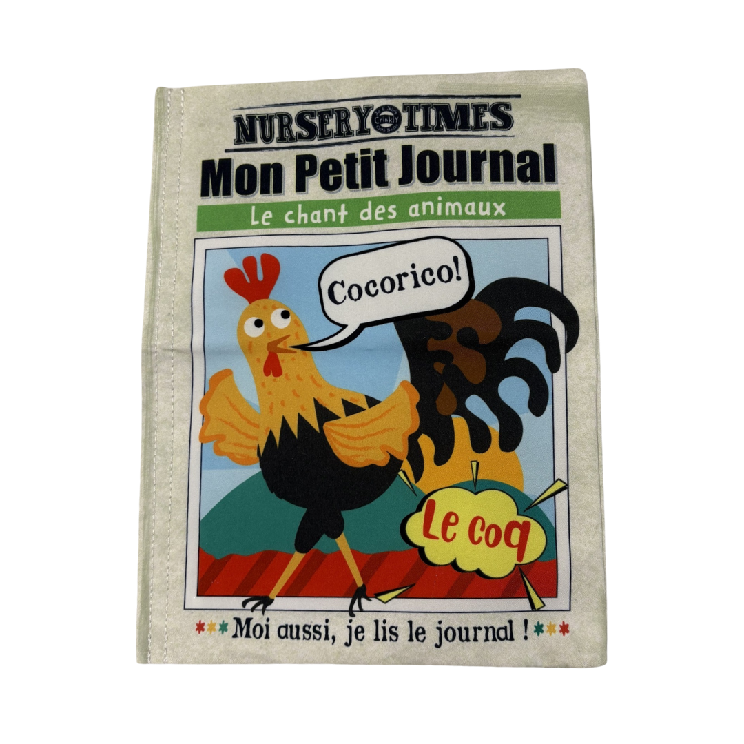 Livre en tissu - "Mon Petit Journal"