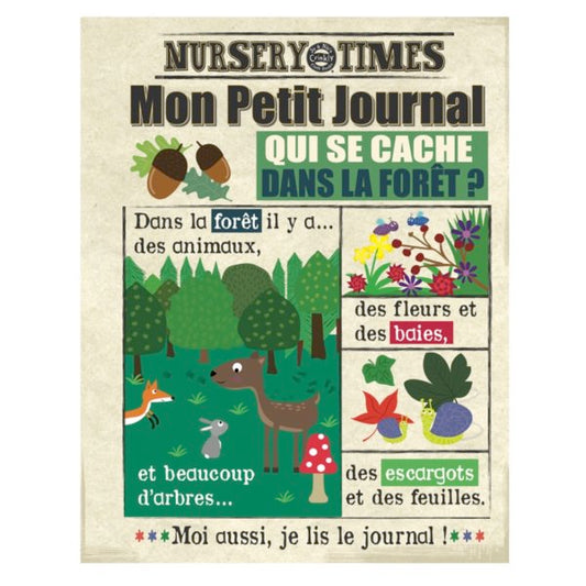 Livre en tissu - "Mon Petit Journal"