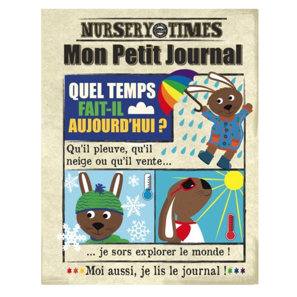 Livre en tissu - "Mon Petit Journal"