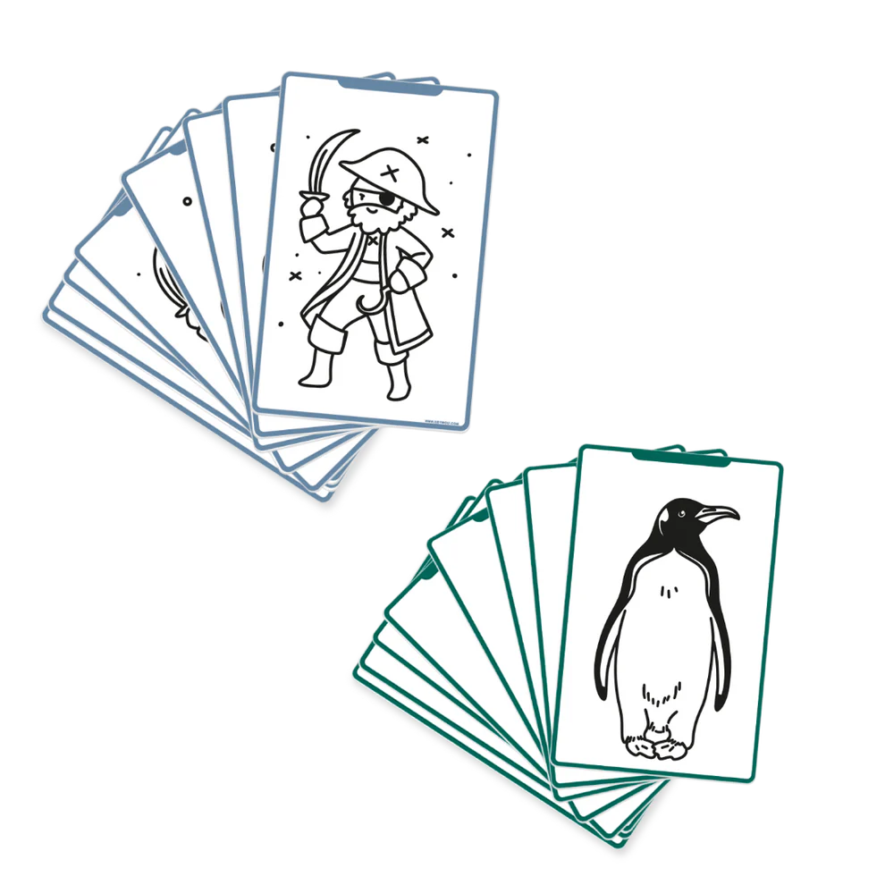 Recharge KIDYDRAW - Pirates | Animaux du monde