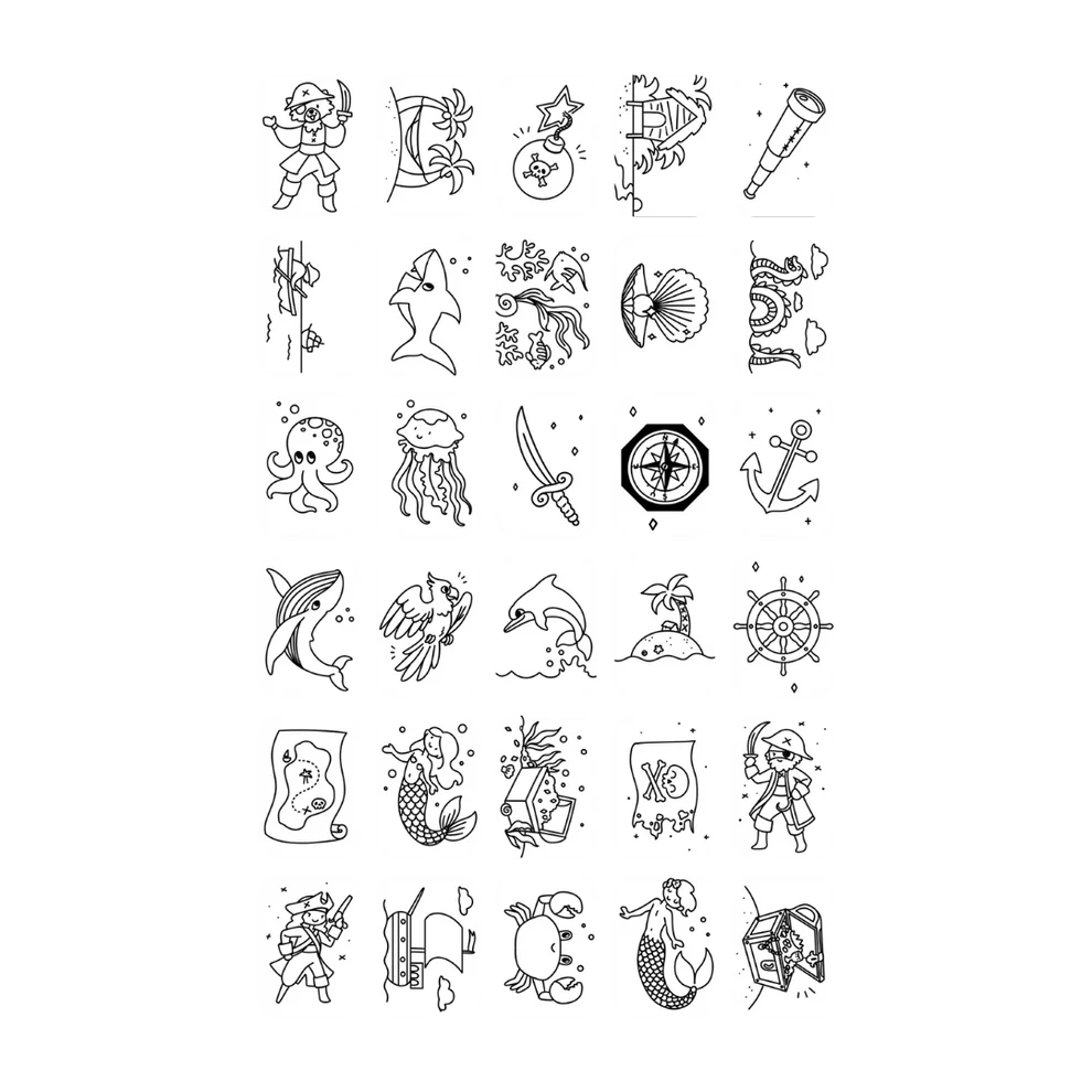 Recharge KIDYDRAW - Pirates | Animaux du monde
