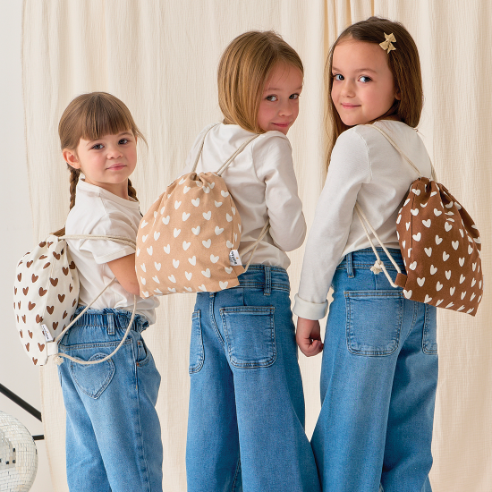 Sac de gym - Cœurs Nougat