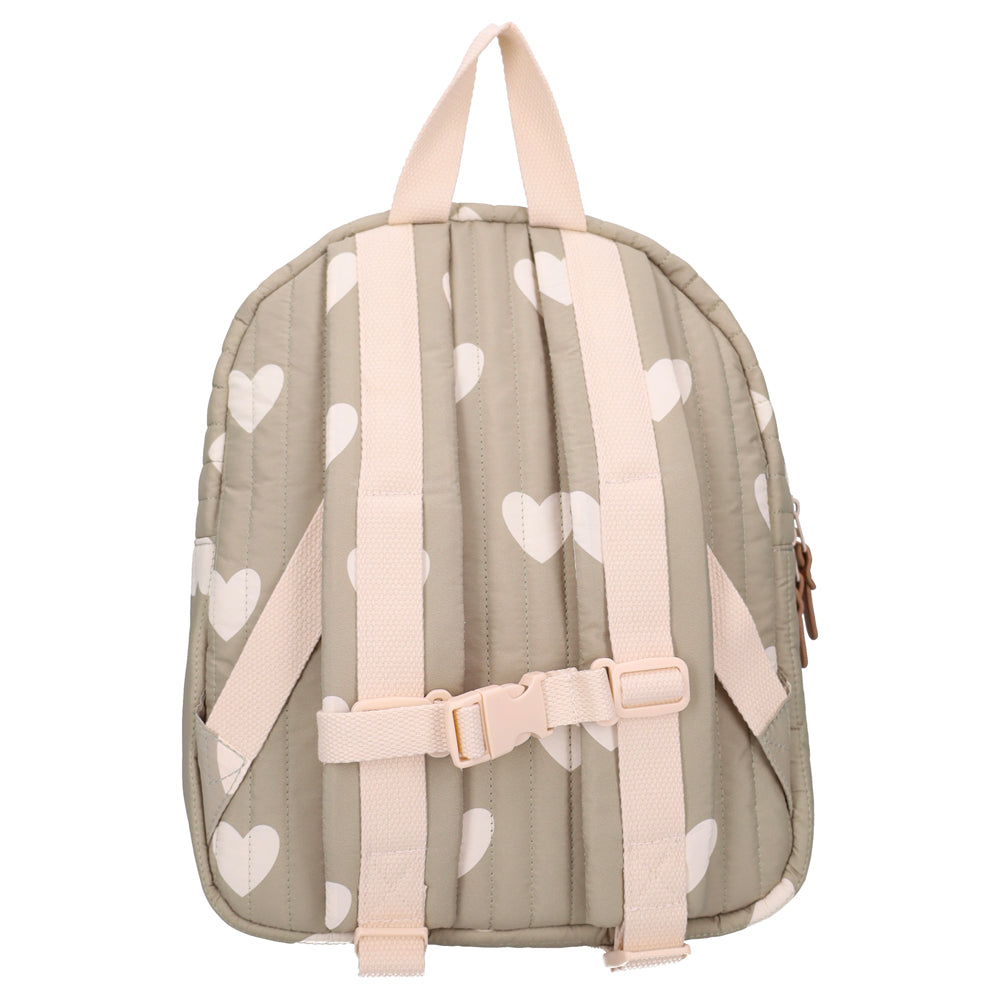 Sac à dos matelassé - Cœurs