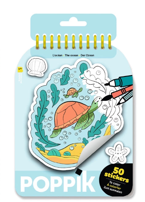 Stickers à colorier - Océan