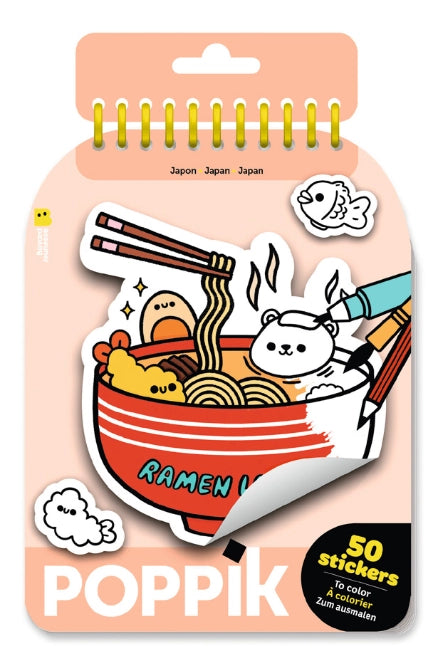 Stickers à colorier - Japon