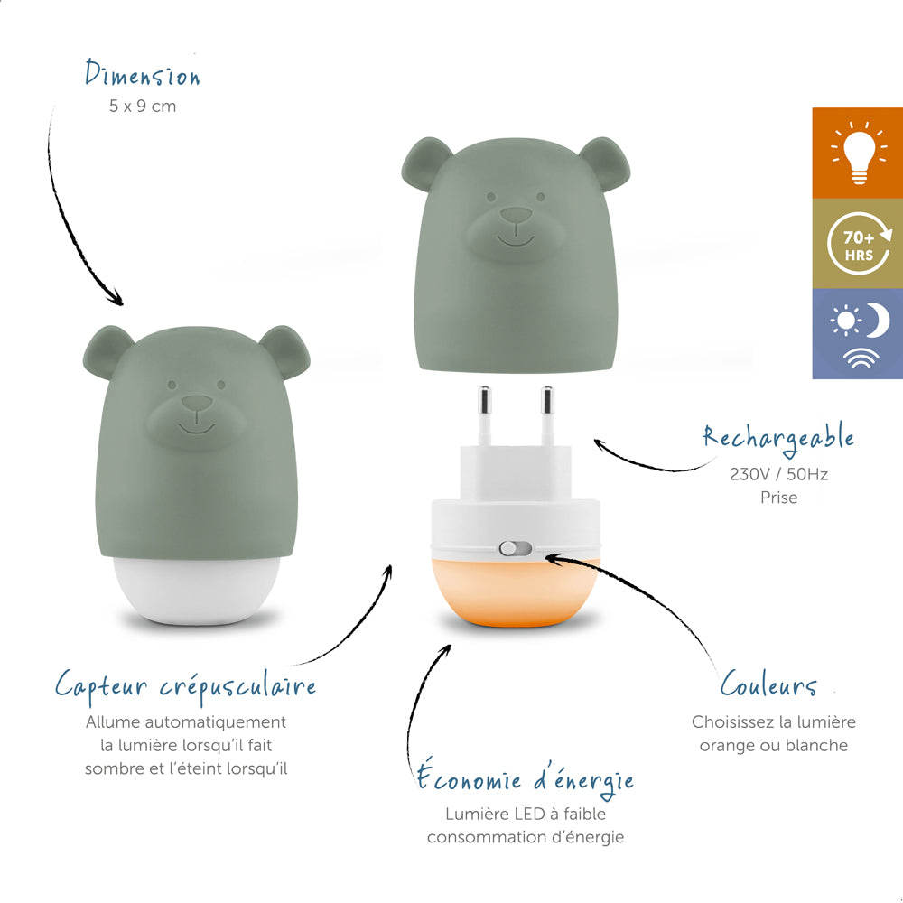 Veilleuse Benny - Sauge