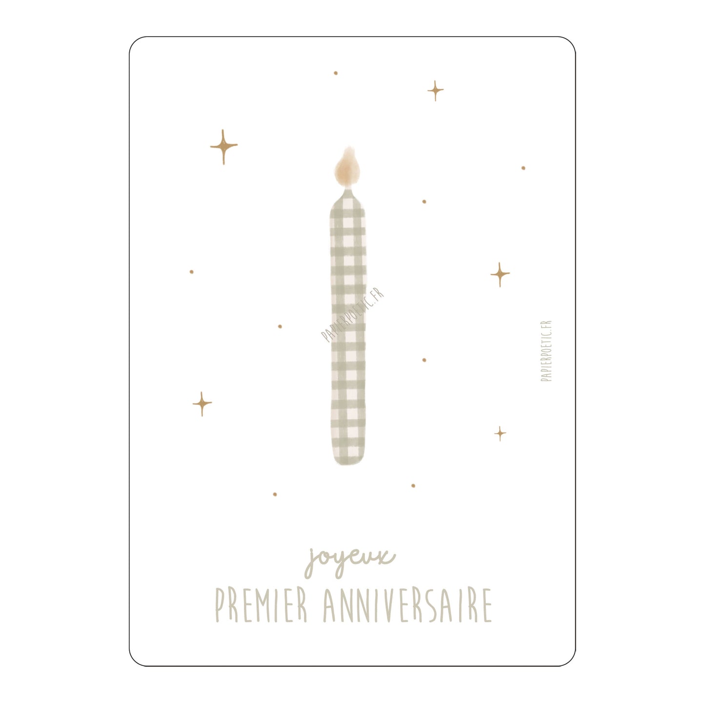 Carte Anniversaire - Premier Anniversaire