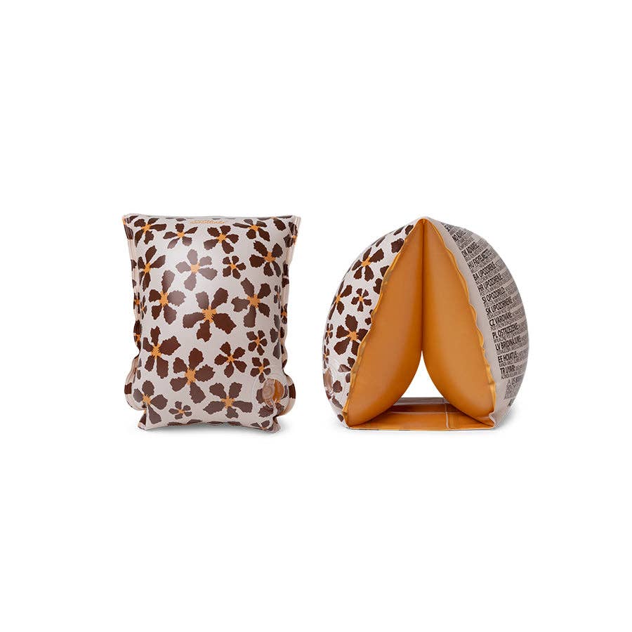 Brassards - Orange - Fleur sauvage - 2/6 ans
