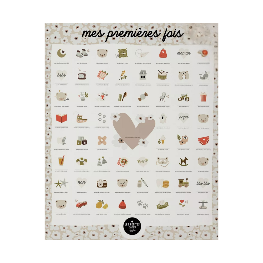 Affiche - Mes premières fois "Ourson"