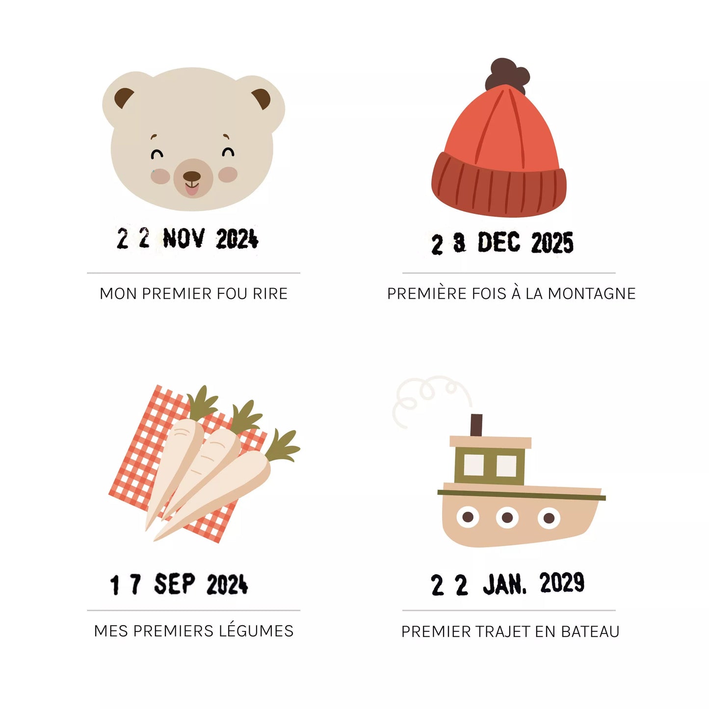 Affiche - Mes premières fois "Ourson"