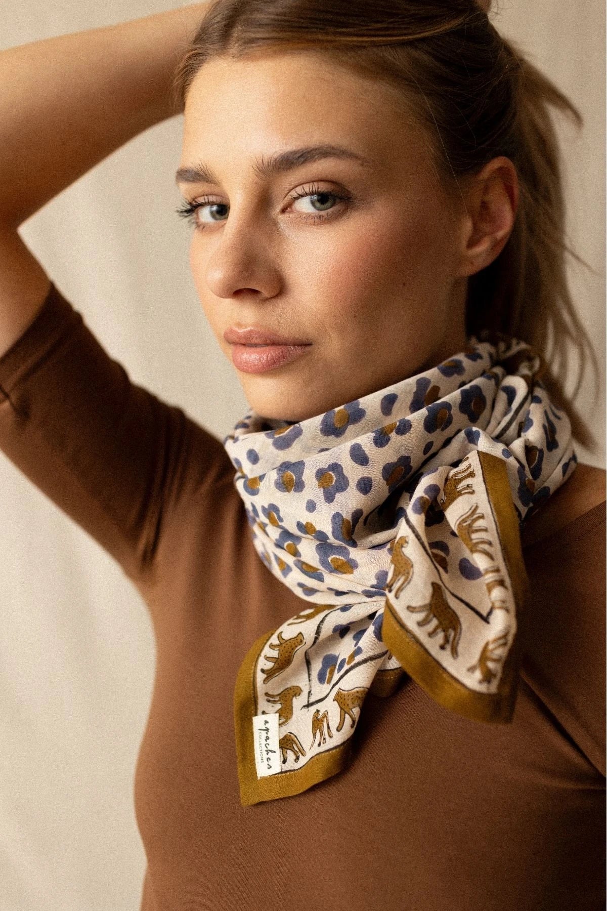 Foulard Félinda - Macadamia
