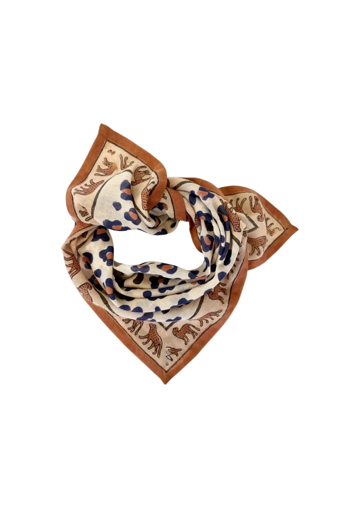 Foulard Félinda - Rust