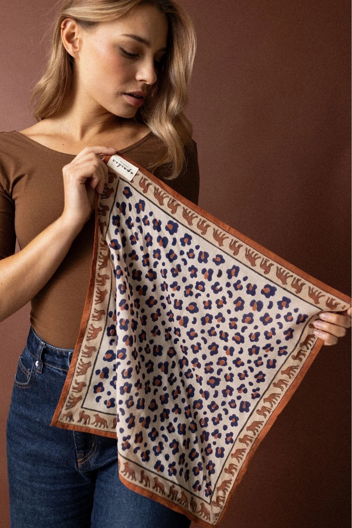 Foulard Félinda - Rust