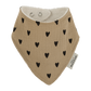 Bavoir/bandana - Cœurs Camel