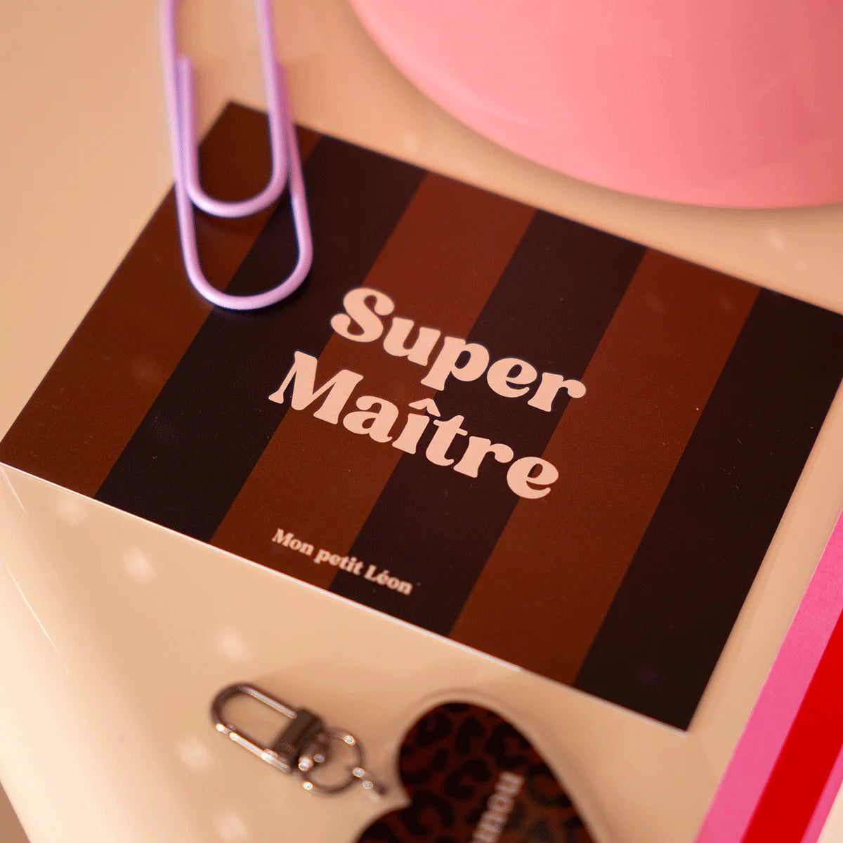 Carte postale "Super Maître"