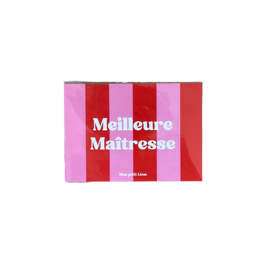 Carte postale "Meilleure Maîtresse"