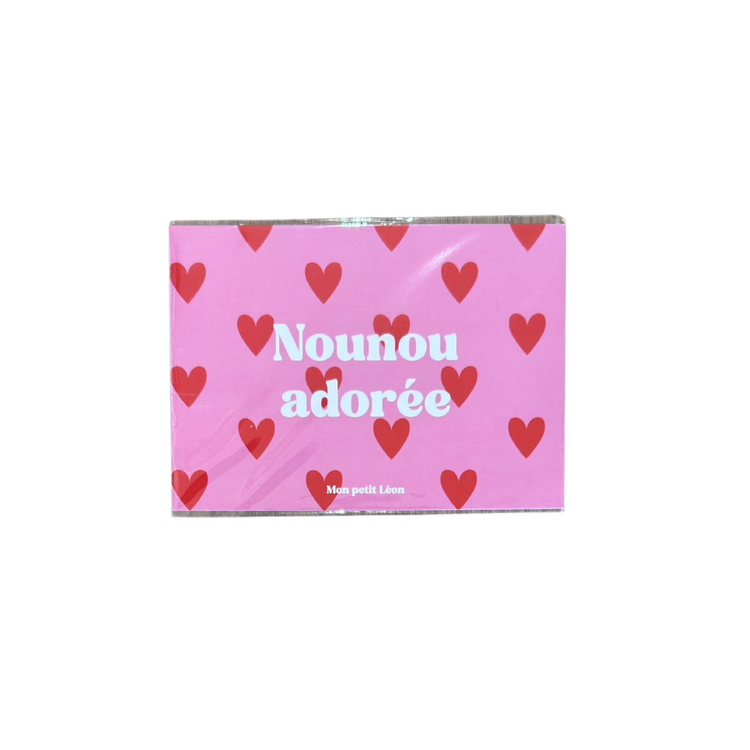 Carte postale "Nounou adorée"
