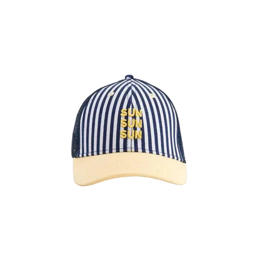 Casquette 3/6 ans "SUN SUN SUN" - Bleu/Jaune
