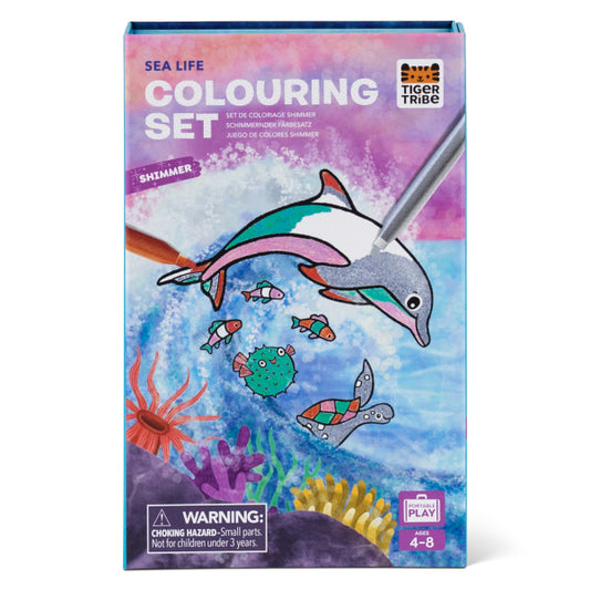 Set de Coloriage Pailleté - Sea Life