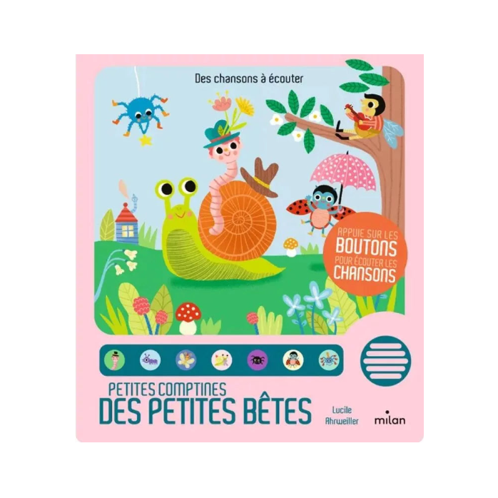 Livre à écouter - Comptines des petites bêtes